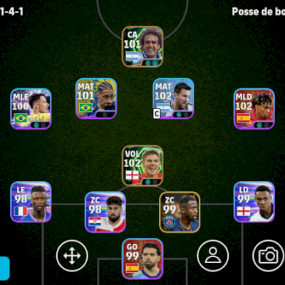 Conta Efootball Força 3088 2 Icons e 3 Showtimes Brabos