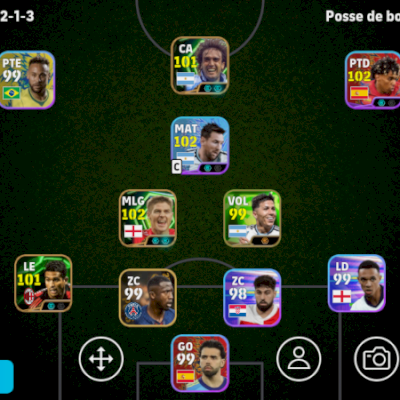 Conta Efootball Força 3090 3 Icons e 2 Showtimes Brabos