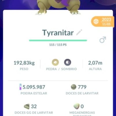 Conta pokémon Go level 56 vários pokémons raros