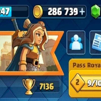 CONTA DE CLASH ROYALE 9 ANOS! | 25 % OFF!