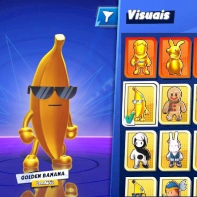 Conta Stumble Guys com Soco e Rasteira level max!!