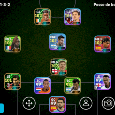 Conta Efootball Força 3105 3 Icons e 2 Showtimes Brabos