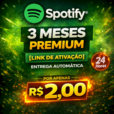 Spotify 3 Meses - [Link De Ativação] ENTREGA AUTOMATICA