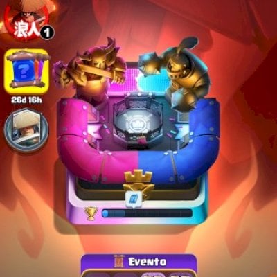 Vendo clash royale no level 16 do rei