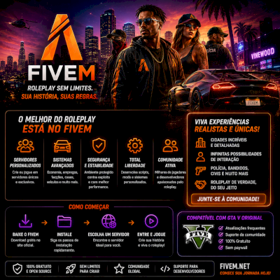 Gta V para Fivem - Conta Steam para Instalar Gta V ( Apenas Fivem )