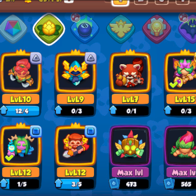 CONTA RUSH ROYALE INQUISIDORA R1, ESTATUA R1, VARIOS LVL 15, 7 MILHOES DE OURO