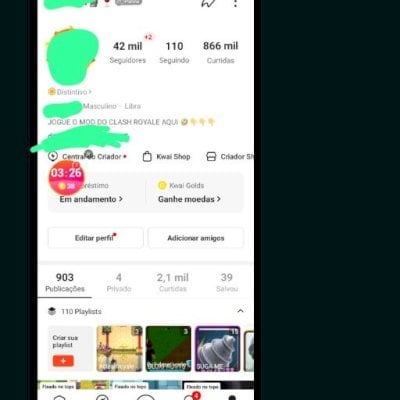 Vendo essa conta de kwai