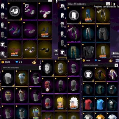 Free Fire | UMP + XM8 Atributadas | 2 Angelicais (M) | Príncipe