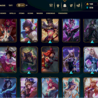 Conta League Of Legends R$8989.45 gastos / perfeita para main mago/sup