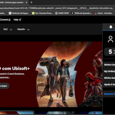 🎮 Conta Ubisoft Connect – 11 Jogos + Epic Games: 20 jogos pagos resgatados 🎮