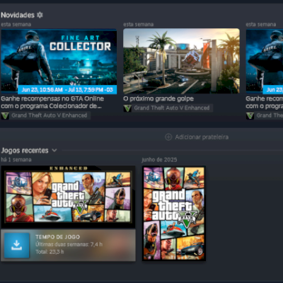 Contas steam GTA 5 Original/ Contas Upadas