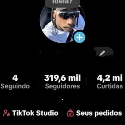 Conta de tik tok 300k seguidores monetizada shop ativo