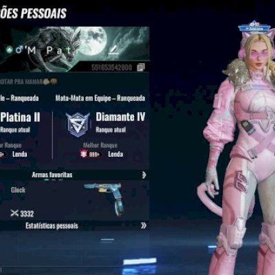 Conta de Blood Strike, armas golds, skins, Etc...