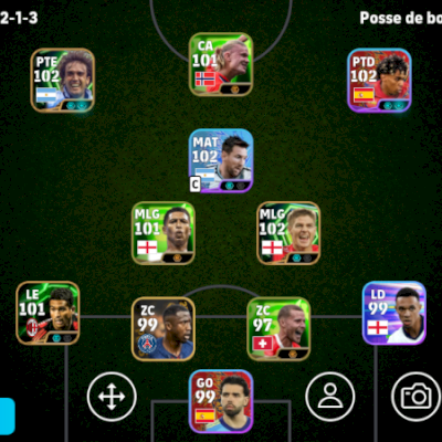 Conta Efootball Força 3102 3 Icons e 2 Showtimes Brabos