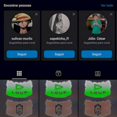 Conta com quase 1 mil seguidores