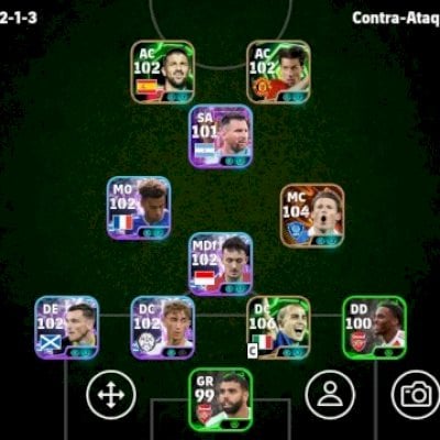 CONTA EFOOTBALL MOBILE 3164 DE FORÇA | MESSI, DESIRÉ DOUÉ, SCCOT TOMINAY E +