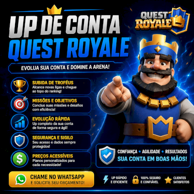 🔥 UP DE CONTA CLASH ROYALE | SUBIDA DE TROFÉUS, MISSÕES E EVOLUÇÃO RÁPIDA 🔥