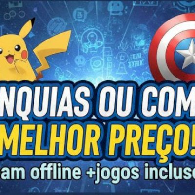 STEAM OFFLINE! MELHORES FRANQUIAS COMPLETAS! PEGUE UMA OU TODAS! +JOGOS INCLUSOS
