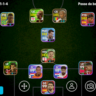 Conta Efootball Força 3091 3 Icons e 2 Showtimes Brabos