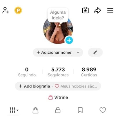 CONTA TIK TOK SHOP 5K DE SEG E 8,9K DE CURTIDAS (SHOP ATIVO) CONTAS TIK TOK SHOP
