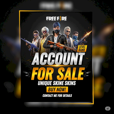 Conta Free Fire 7 anos | Alok Despertado, Don Muerte, McLaren, Armas Douradas +