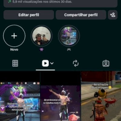 Conta Instagram pra não começar do zero