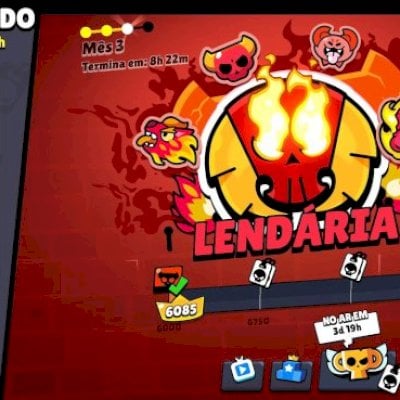 CONTA BRAWL STARS 65K TROFEUS VÁRIAS SKINS LENDÁRIAS