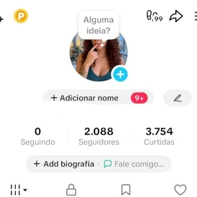 CONTA TIK TOK 2K DE SEG E 3,7K DE CURTIDAS (SHOP DAQUI A 30 DIAS) CONTAS TIK TOK