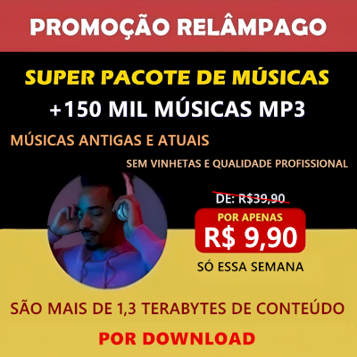 Pacote de músicas com mais de 150 mil músicas mp3 atualizadas