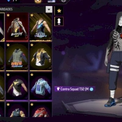 Conta de fre fire pra quem gosta de jogar ap Comtem muitas skin