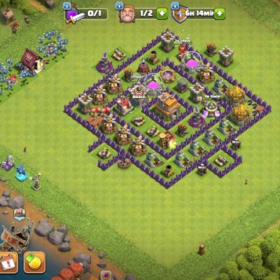 CONTA NIVEL 7 FULL E CLÃ NIVEL 3  E MUITAS GEMAS