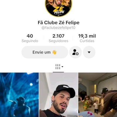 Vendo conta do tik Tok bem engajada