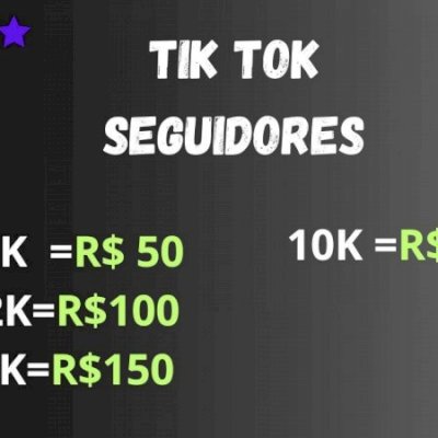 1.000 MIL SEGUIDORES TIKTOK - BRASILEIROS