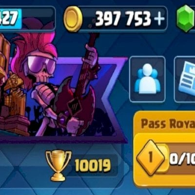 CONTA DE CLASH ROYALE 8 ANOS + CONTA DE CLASH OF CLANS CV11! | 25 % OFF!