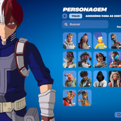 Conta Fortinite | 84 skins | Shoto Todoroki| ENTREGA AUTOMÁTICA!