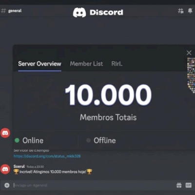 SERVIDOR DE DISCORD COM MEMBROS (ENTREGA AUTOMÁTICA)