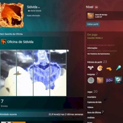CONTA CS2 PRIME 15K ELO 23 ANOS