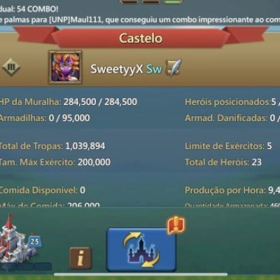 Conta para início rápido, reino novo k:2010 conta Ct25 e muito rss.