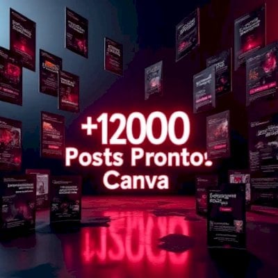 PACK COM +12.000 POSTS EDITÁVEIS NO CANVA