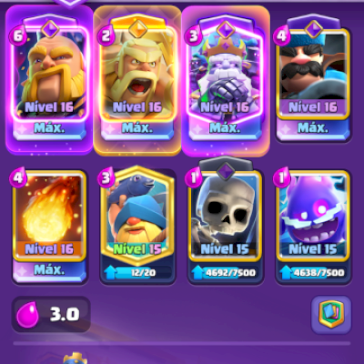 CONTA DE CLASH ROYALE FULL