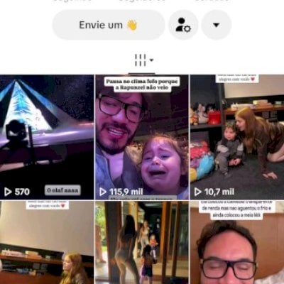 Vendo conta do tik Tok bem engajada