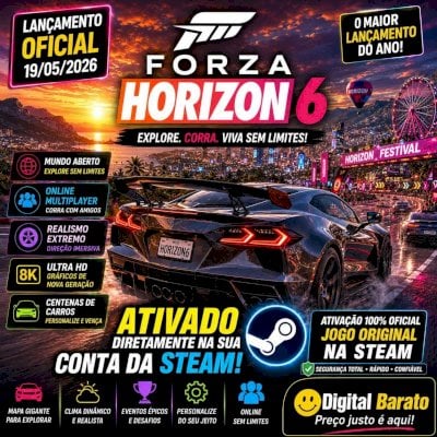 🏎️🔥 FORZA HORIZON 6 — LANÇAMENTO OFICIAL 2026! 🌎🚗 ULTRA REALISTA 🎮