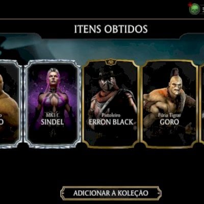 CONTA MORTAL KOMBAT MOBILE