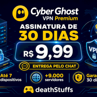 CyberGhost VPN | Contas Com Assinatura de 30 Dias - Entrega Rápida