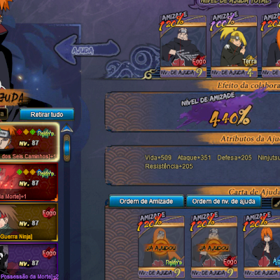 Naruto online Conta