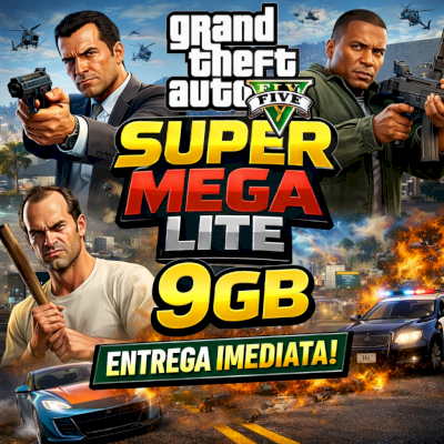 GTA V SUPER LITE 9 GB Entrega Imediata