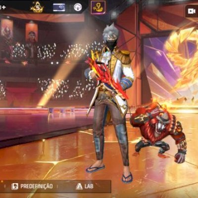 (Vídeo descrição) Conta de Free fire +300peitorais gemada (disponível) 🔥