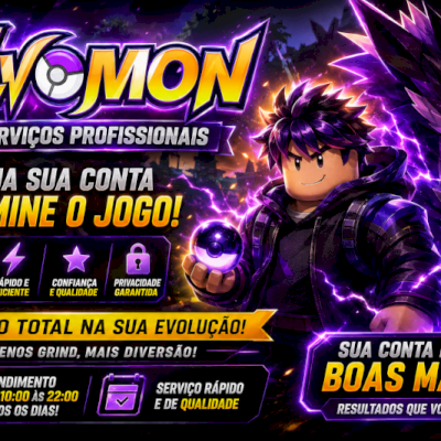 SERVIÇOS - EVOMON | UP DE CONTA | EVO DE EVOMONS E + | MELHOR PREÇO !!!!