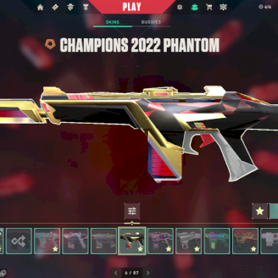 CONTA VALORANT (CHAMPIONS 2022 +10 SKINS) TAMBÉM TROCO POR OUTRA!