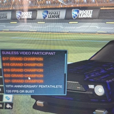 Conta rocket league gc2 6 tag de gc e vinculada com PlayStation